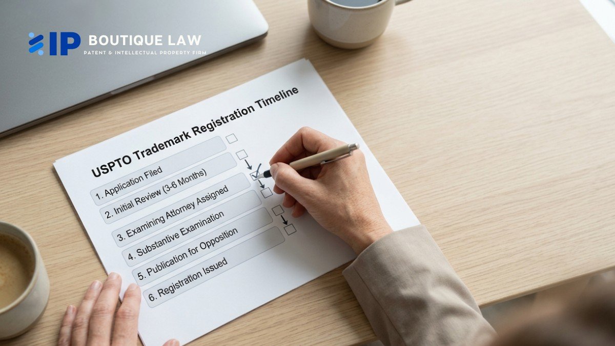 How long does trademark registration take with the USPTO?